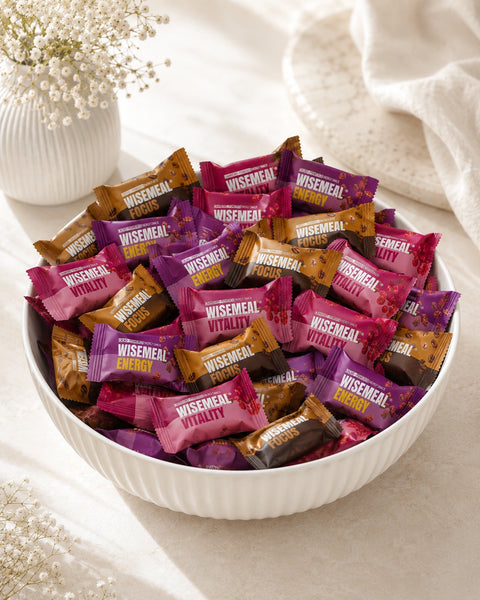 NEW: WISEMEAL Dessert Snack FOCUS with Coffee & Vitamin C
