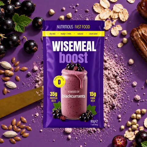 BOOST dry mix for light meal: powered by blackcurrant and Vitamin D