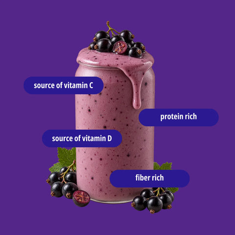 BOOST dry mix for light meal: powered by blackcurrant and Vitamin D