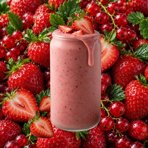 GLOW dry mix for light meal: powered by strawberrys, collagen and Vitamin C