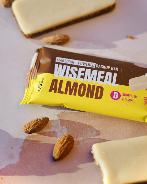 WISEMEAL backup bar with marzipan and vitamin D3