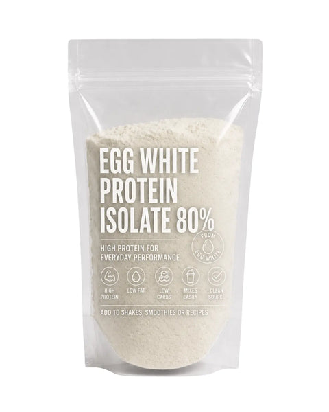 Egg white protein powder, clean and unflvared,500g