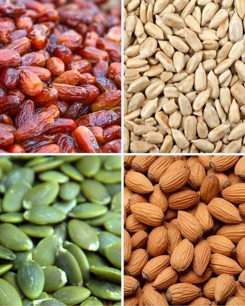 Dateļu - sēklu batoniņš ar B vitamīnu 